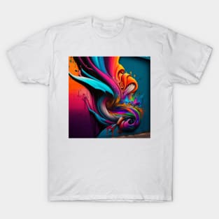 Living Life in Colour Graffiti T-Shirt